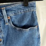 J.Crew Denim Skirt Button Front Mini Skirt Women's Size 28 Blue Jean Classic Photo 6