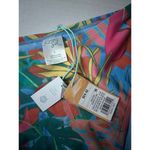 Kona Sol  High Waisted Swim Bikini Bottoms Blue Floral, Small Photo 3