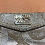Coach Gold Clutch Signature C Lurex Logo Wallet Photo 1