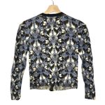 Tory Burch Blue Floral Lightweight Button Down Cardigan Sweater XS Photo 26