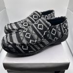 ROPER Jackie Black Southwest Stripe Slip On Driving Moc Shoes Womens 6.5 Photo 3