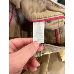 American Eagle Vintage Y2K Velour Mini Skirt Size 4 Tan with Belt Photo 3