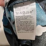 Banana Republic Green Teal White Floral V Neck Long Sleeve Wrap Dress Size 0 Photo 4