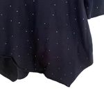 Carmen Marc Valvo Carmen Mark Valvo navy studded sweater size Medium Photo 3