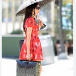 NWOT Valentino heart print dress SIZE 6 Red Photo 5