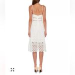 Bardot  Louisiana White Lace Midi Dress 4/XS Lined Party Designer Spaghetti Strap Photo 1
