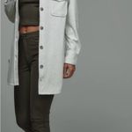 7 Diamonds Women's Light Gray Utility Jacket White Size M Photo 4