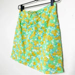 Sabo Skirt Lyla Draw Mini Skirt Chalk Floral 100% Cotton Size XS EUC Photo 7