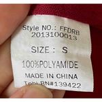 Tobi  Low Cut V-Neck Sequin Bodycon Mini Dress Ruby Red Size Small Photo 5