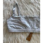 SKIMS  Cotton Jersey Maternity Nursing Scoop Bralette  Light Heather Grey Size 2X Photo 3