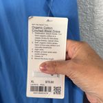 Lululemon  Organic Cotton Cinched Waist Dress in pool party blue size XL Photo 3