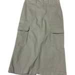Universal Threads Universal Thread Khaki Cargo Maxi Skirt Utility Safari Style Size 4 Photo 0