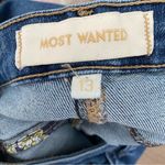 Silver Jeans Most Wanted Silver High Rise Waist Raw Hem Stretch Jeans size 13 Photo 7