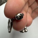 Avon Silver Tone Faux Pearl Rhinestone Pierced Dangle Drop Earrings Photo 6