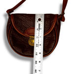 American Eagle Crossbody Very Small Purse Faux Leather Red/Brown Trim Y2K Vibes Photo 5