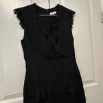 Parker Tangia Ruffled Short Dress Sz 6 Flutter Sleeve 100% Silk Photo 12