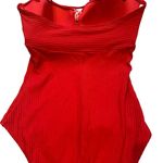 Matilda Jane  Poolside Party Red One Piece Swimsuit, Sz S Photo 3