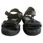 Green and Black Sandals with Stylish Design Size 8 Photo 7