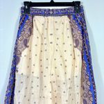 Zimmermann  Maxine Wide Leg Cropped Pants Ramie Purple Paisley 10 US 4 AU NWT Photo 11