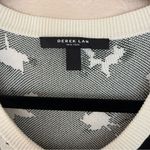 Derek Lam Engineered Knit Suit Set Floral Black and White Size Medium Photo 6