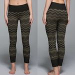 Lululemon  Ebb To Street Pant Tights Leggings: Heathered Fatigue Green Chevron Photo 1