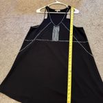 Ethereal by Paper Crane Black Cocktail Dress with Silver Beading L Photo 7