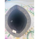 D&Y NY Herringbone Wool Blend Newsboy Cap Hat Women Gray Photo 5