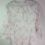 Apt. 9  2X White Pink Embroidered Cotton Dandilion Top Plus Photo 6