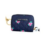 Simply Southern Navy Pink Floral Zip Wallet NEW NWT Photo 3