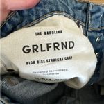 GRLFRND  - The Karolina High Rise Straight Crop Denim Jeans in Blue Photo 3