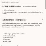 J.Crew  Cerise shirt-dress in striped cotton poplin White Deep Ember Photo 3