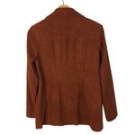 Chico's  Elongated Brown Moto Faux Leather Jacket 0/S Photo 2