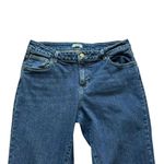 Garnet Hill  Dark Wash Blue Bootcut Cotton Spandex Y2K Tall  Jeans SZ 10 #2022 Photo 1