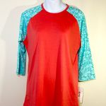 LuLaRoe Women’s Disney The Little Mermaid Flounder Randy Top NWT Photo 0