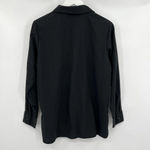 Bob Mackie  Wearable Art Black Long Sleeve Button Up‎ Sequin Design Size Small Photo 3