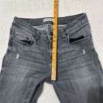 ZARA Super Skinny Jeans Low Rise Size 4 Gray Distressed Premium Denim Collection Photo 11