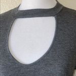 Glitz  medium cutout‎ grey knit dress Photo 1