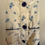 Vintage Unique Night Wear Floral Cotton Long Modest Nightgown House Dress XL Yellow Photo 3