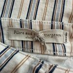 Anthropologie Pilcro & the Letterpress white, blue & brown striped High-Rise Bootcut jeans 26 Photo 5