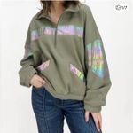 Free People MOVEMENT AWAY WE GO HALF ZIP Green Size M Photo 6