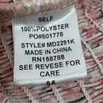 Mabel Daphne Ditsy Flower Ruffe Trim Smocked Midi Long Tube Dress Pink Large Photo 12