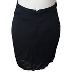 Lovers + Friends  Dylane Mini Skirt Black Ruched Overlay Knot Details Size XL Photo 4