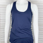 Athleta  Chi‎ Racerback Athletic Tank Top Navy Blue XS Photo 0