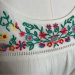 Skies Are Blue Urban Outfitters  Top Embroidered Floral Spanish Boho Cottagecore Photo 2