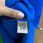 Sharagano Blue Colorblock 1980’s Style Shift Dress Photo 3