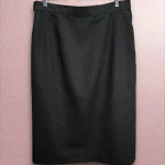 Pendleton Gray Virgin Wool Pencil Midi Skirt Size 16 Photo 1