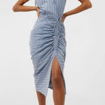 Veronica Beard  Teagan Striped Dress Blue Kelly Green size 4 Photo 0