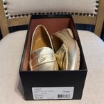 Coach  Women’s Odette Metallic Tumbled Loafers, Size 9.5 Photo 10