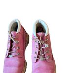 Timberland  Women's Nellie Chukka Pink Leather Waterproof Ankle Boots Photo 3