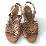 Franco Sarto  the‎ artist collection strappy sandal Brown Leather Womens S… Photo 2
